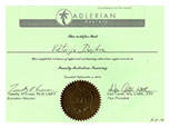 Adlerian Society Certificate